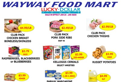 WayWay Food Mart Flyer January 24 to 30