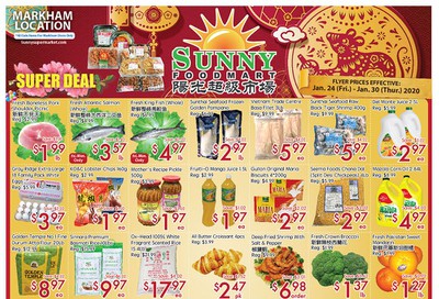 Sunny Foodmart (Markham) Flyer January 24 to 30