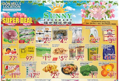 Sunny Foodmart (Don Mills) Flyer January 24 to 30