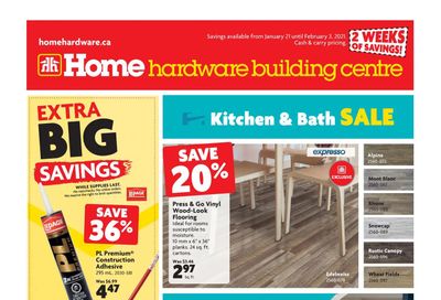 Home Hardware Building Centre (ON) Flyer January 21 to February 3