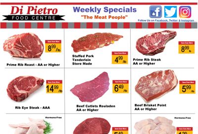 Di Pietro Food Centre Flyer January 21 to 27