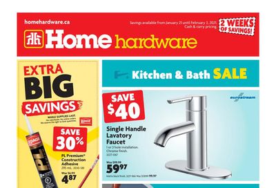 Home Hardware (Atlantic) Flyer January 21 to February 3