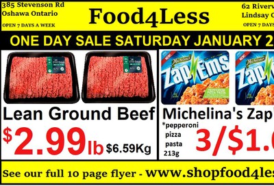 Food 4 Less Flyer January 24 to 30