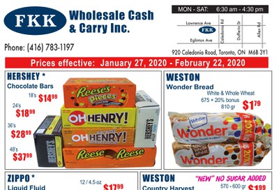 FKK Wholesale Cash & Carry Flyer January 27 to February 22