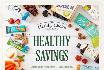 Freson Bros. Healthy Savings Flyer July 31 to September 24