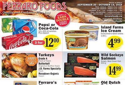 Ferraro Foods Flyer October 1 to 14