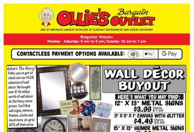 Ollie's Bargain Outlet Weekly Ad Flyer January 21 to January 27