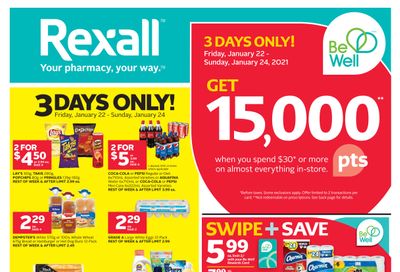 Rexall (West) Flyer January 22 to 28