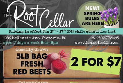 The Root Cellar Flyer January 21 to 27