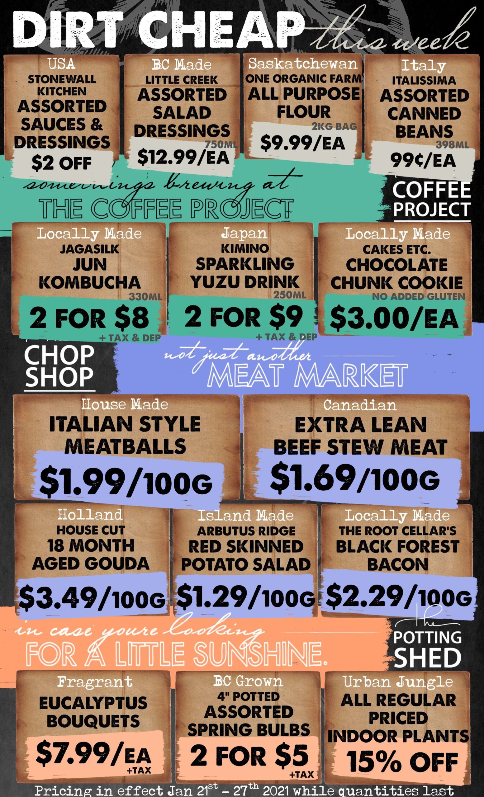 The Root Cellar Flyer January 21 to 27
