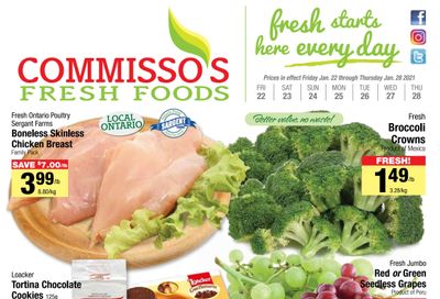 Commisso's Fresh Foods Flyer January 22 to 28