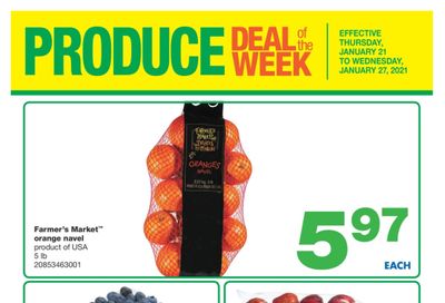 Wholesale Club (West) Produce Deal of the Week Flyer January 21 to 27