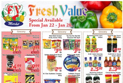 Fresh Value Flyer January 22 to 28