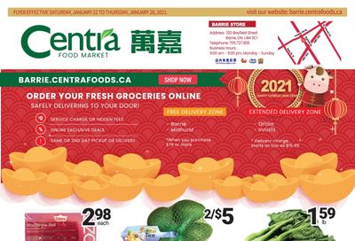 Centra Foods (Barrie) Flyer January 22 to 28