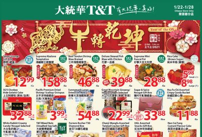 T&T Supermarket (Ottawa) Flyer January 22 to 28