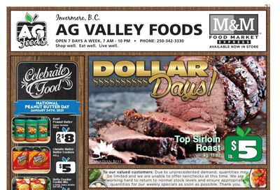 AG Foods Flyer January 22 to 28