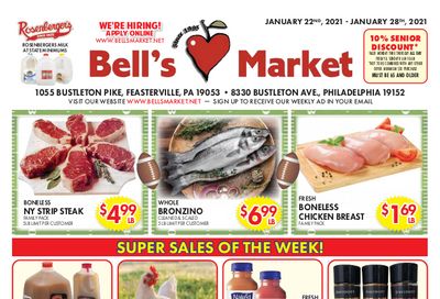 Bell's Market Weekly Ad Flyer January 22 to January 28, 2021