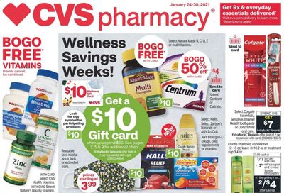 CVS Pharmacy Weekly Ad Flyer January 24 to January 30