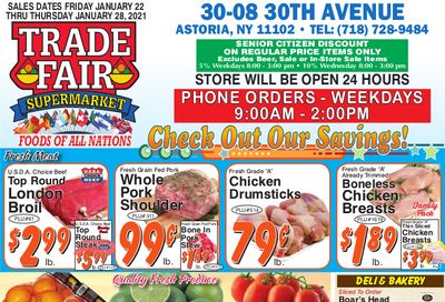 Trade Fair Supermarket Weekly Ad Flyer January 22 to January 28, 2021