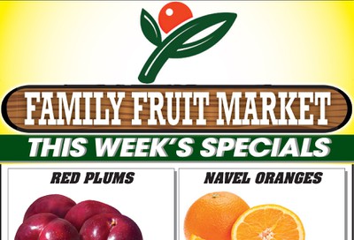 Family Fruit Market Flyer October 2 to 4