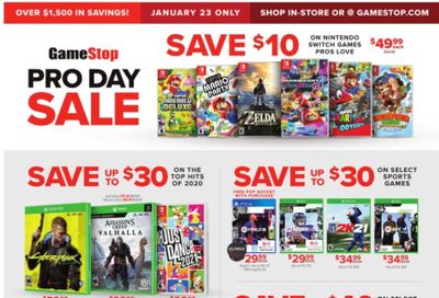 GameStop Weekly Ad Flyer January 23 to January 23