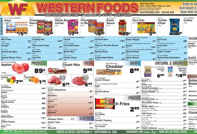 Western Foods Flyer September 4 to 10