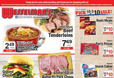 Wesselman's Weekly Ad Flyer January 24 to January 30, 2021