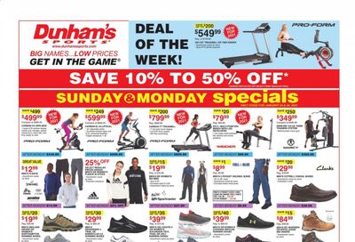 Dunham's Sports Weekly Ad Flyer January 23 to January 28
