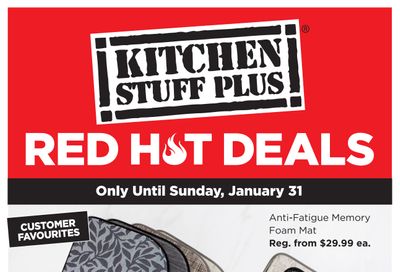 Kitchen Stuff Plus Red Hot Deals Flyer January 25 to 31