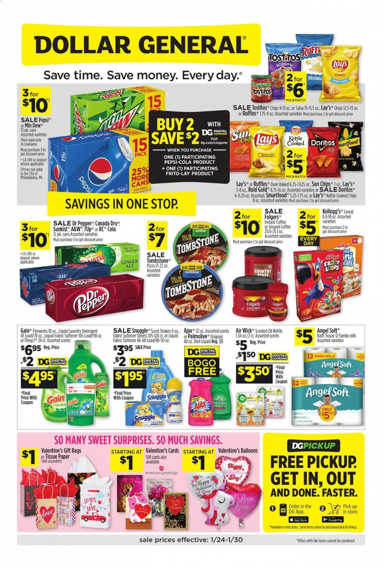 Dollar General (AL, AR, IA, LA, MS, OH, TX) Weekly Ad Flyer January 24 to January 30