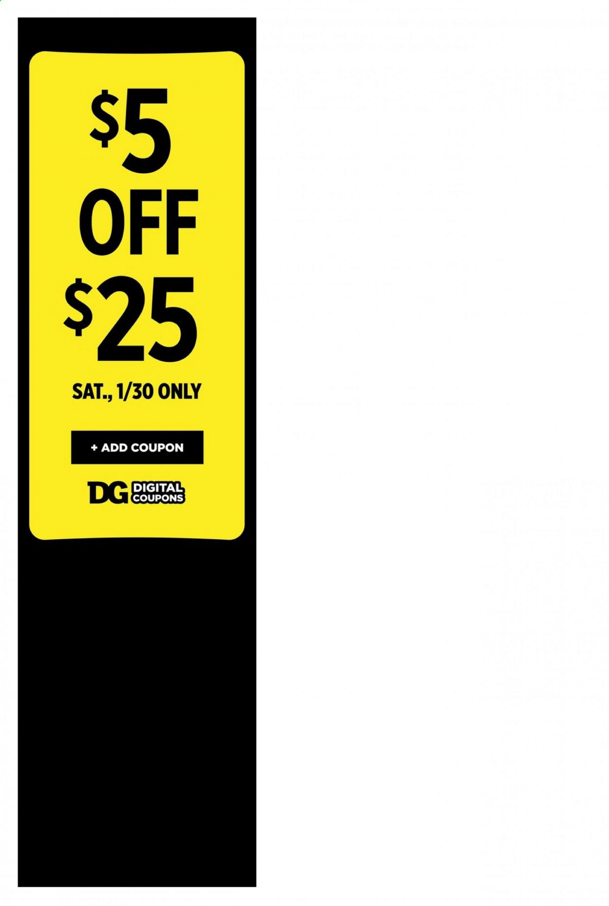 Dollar General (LA) Weekly Ad Flyer January 24 to January 30
