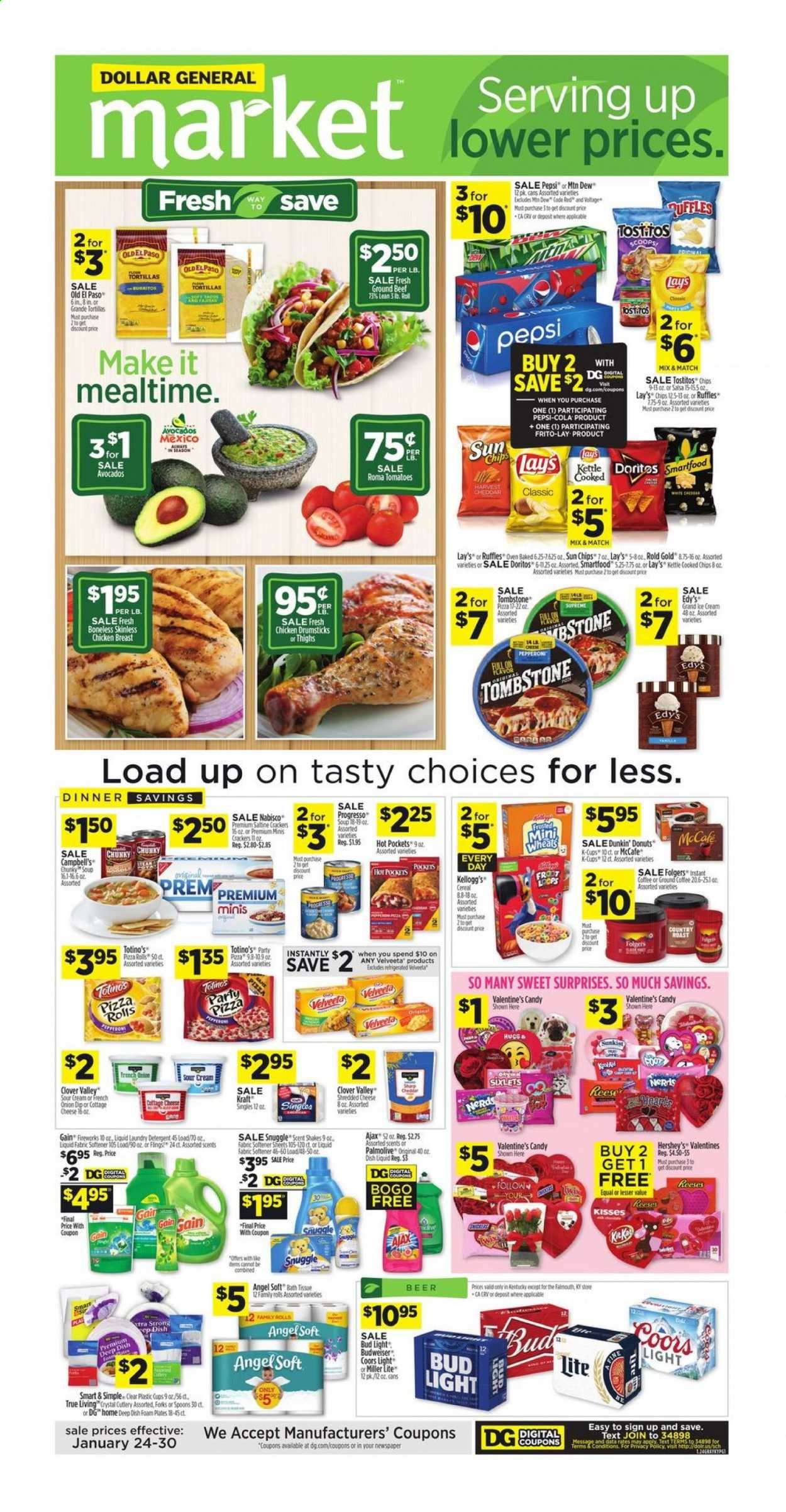 Dollar General (KY) Weekly Ad Flyer January 24 to January 30