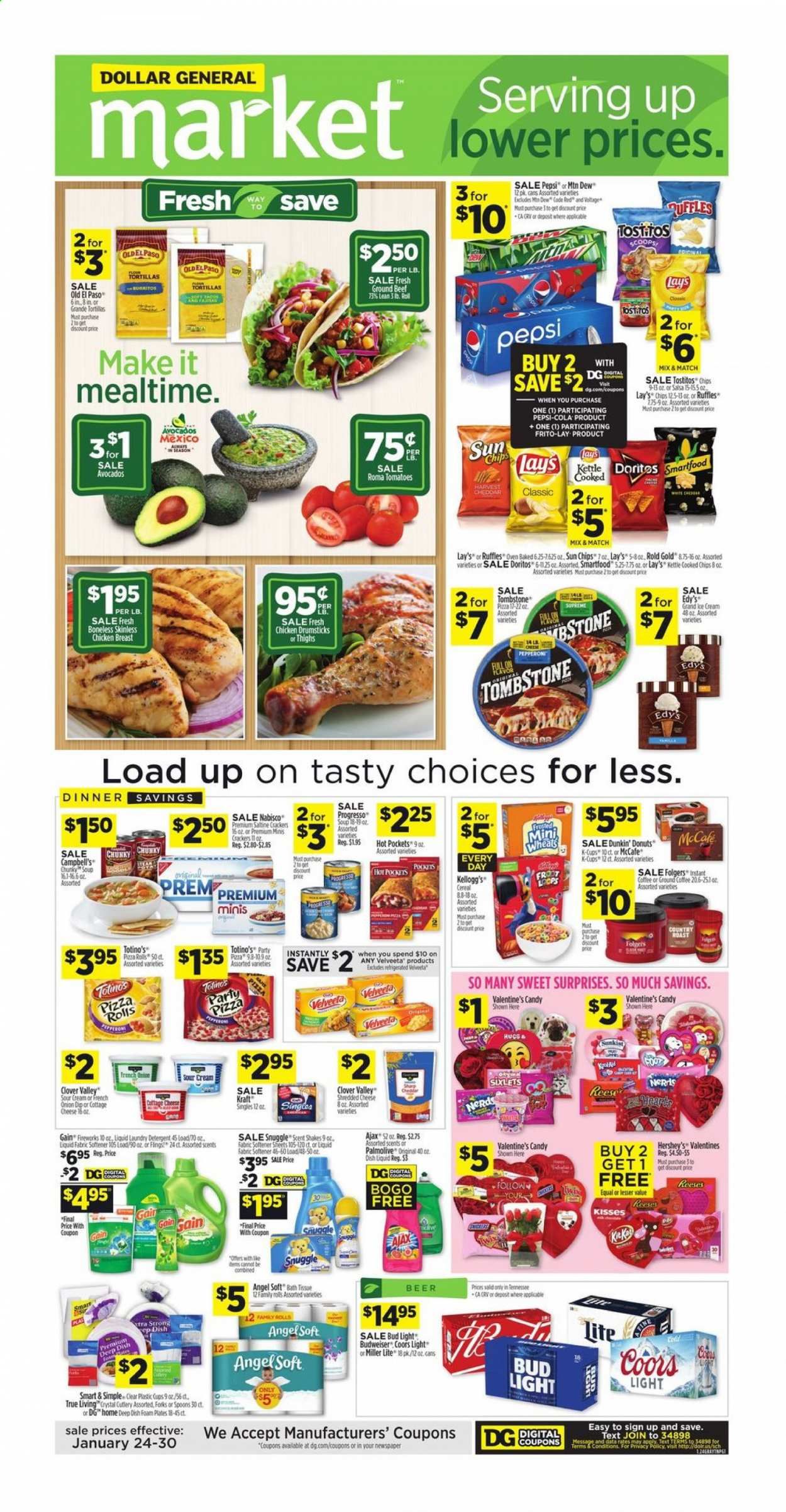 Dollar General (TN) Weekly Ad Flyer January 24 to January 30