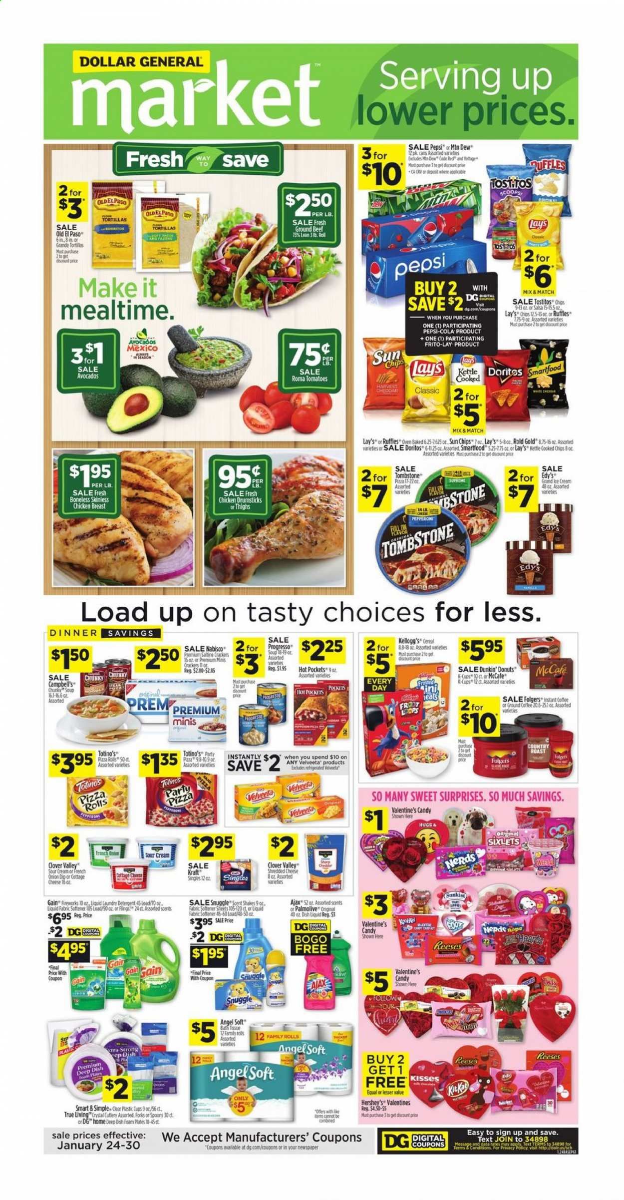 Dollar General (IN, OH) Weekly Ad Flyer January 24 to January 30