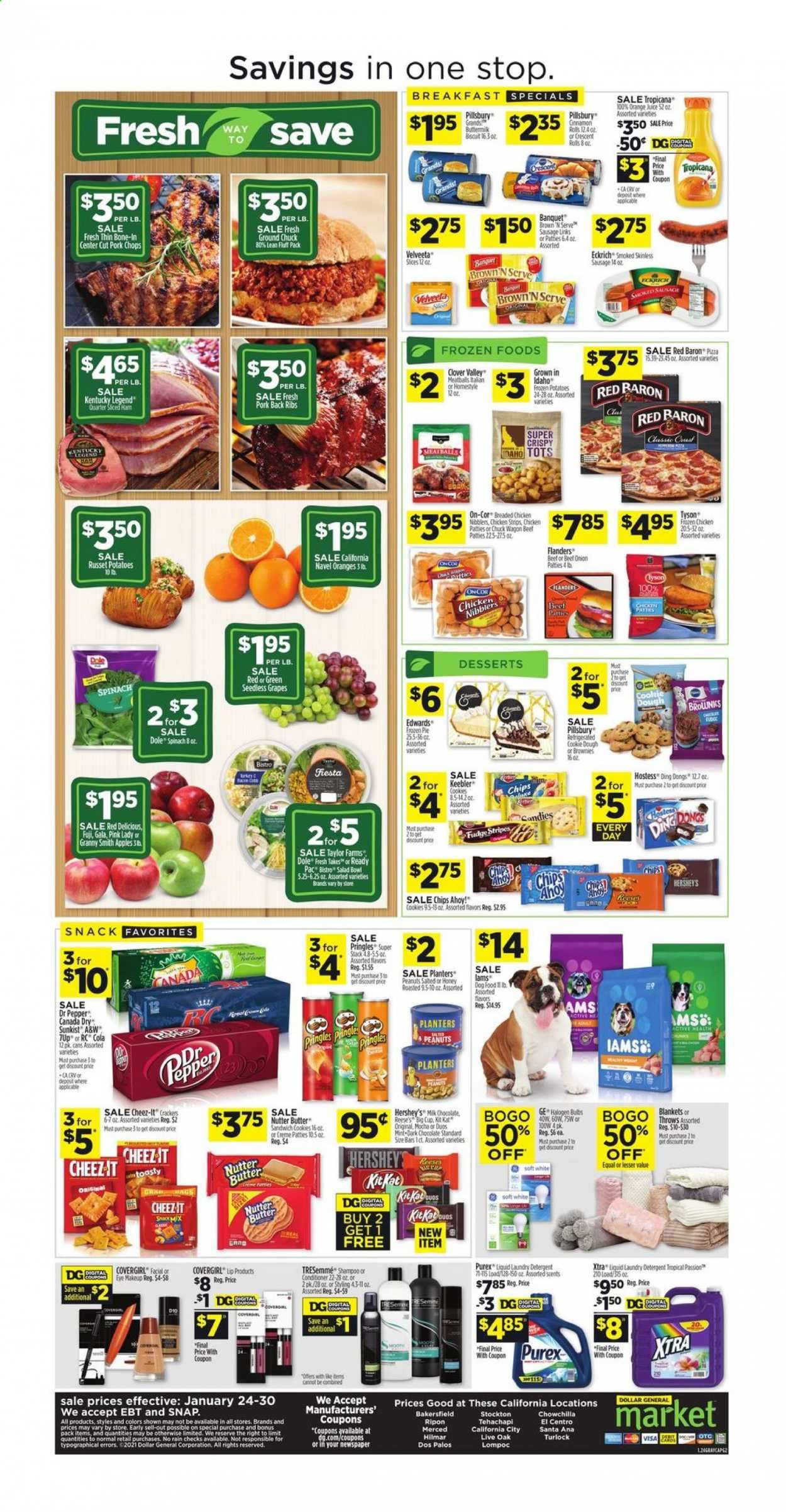 Dollar General (CA) Weekly Ad Flyer January 24 to January 30