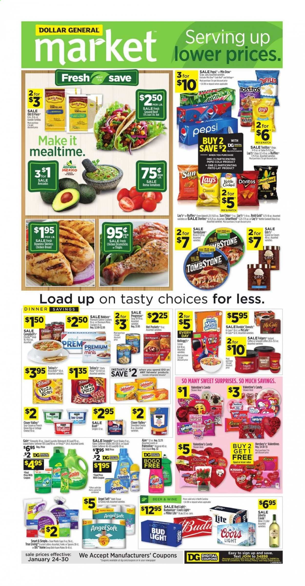 Dollar General (NC) Weekly Ad Flyer January 24 to January 30