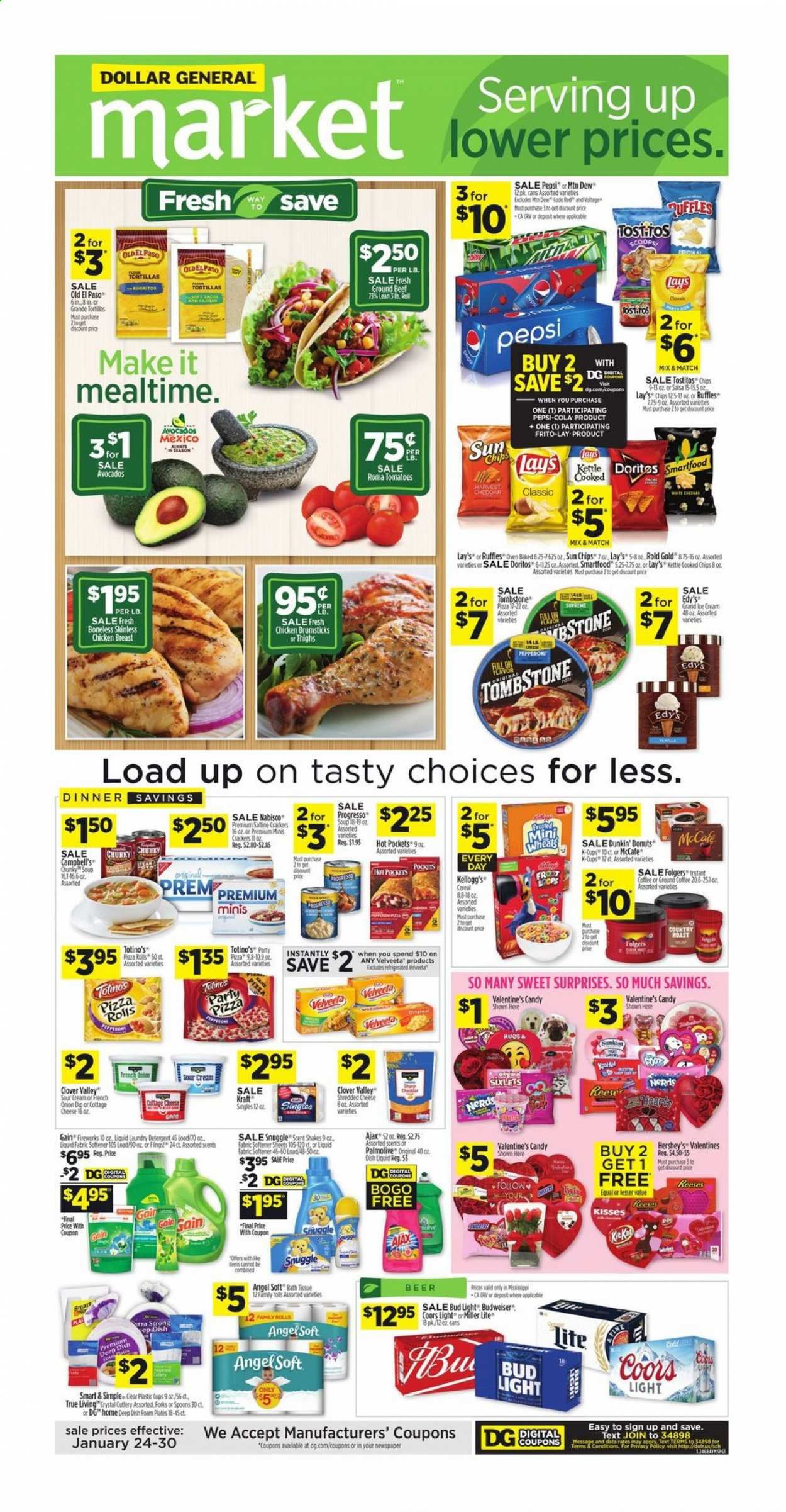 Dollar General (MS) Weekly Ad Flyer January 24 to January 30