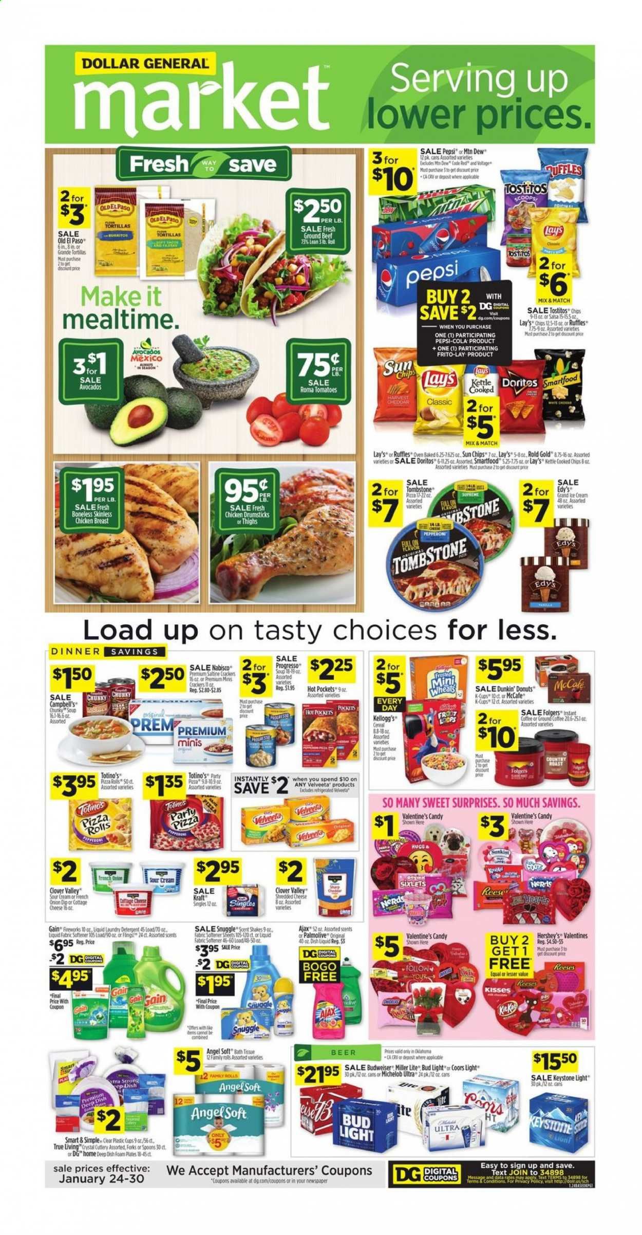 Dollar General (OK) Weekly Ad Flyer January 24 to January 30