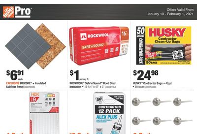 Home Depot Pro Flyer January 19 to February 1