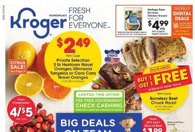 Kroger Weekly Ad Flyer January 27 to February 2