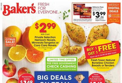 Baker's Weekly Ad Flyer January 27 to February 2