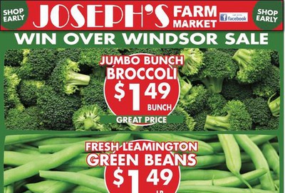 Joseph's Farm Market Flyer September 4 to 9