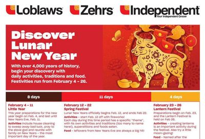 Loblaws (ON) Chinese New Year Flyer January 28 to February 17