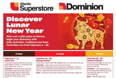 Dominion Chinese New Year Flyer January 28 to February 17