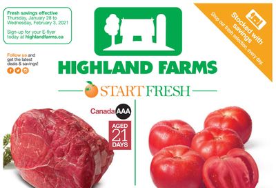 Highland Farms Flyer January 28 to February 3