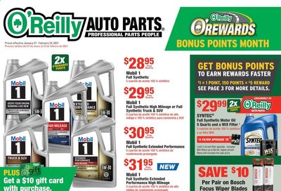 O'Reilly Auto Parts Weekly Ad Flyer January 27 to February 23