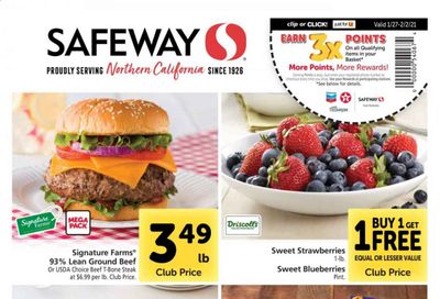 Safeway (AZ, CA, CO, HI, MD, NE, OR, VA, WA) Weekly Ad Flyer January 27 to February 2