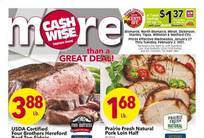 Cash Wise (MN, ND) Weekly Ad Flyer January 27 to February 2