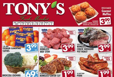 Tony's Fresh Market Weekly Ad Flyer January 27 to February 2, 2021