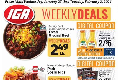 IGA Weekly Ad Flyer January 27 to February 2